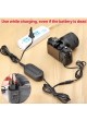 Proocam Dummy Battery LP-E10 AC Adapter for Canon 1500D 3000D camera